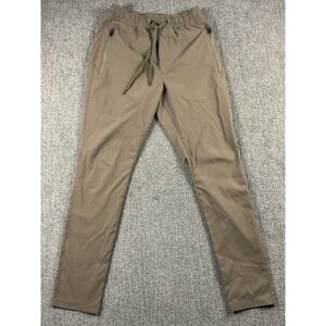 Walter Sky Mens S WS-B02 Jogger Pants Ripstop Pull On Tan Brown
